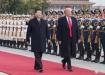 Си Цзиньпин провёл церемонию встречи американского президента на площади Тяньаньмэнь (2017) | Фото: http://news.xinhuanet.com
