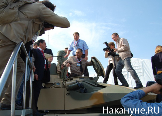 выставка вооружений нижний тагил 2011 танк Т-90С сиенко | Фото: Накануне.RU