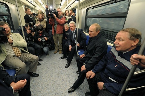путин метро новокосино вагон | Фото: президент.рф