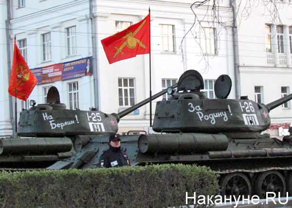Репетиция Парада Победы, Т-34 | Фото: Накануне.RU