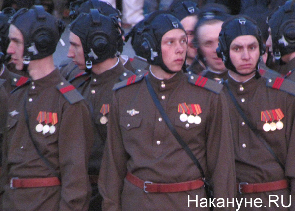 Репетиция Парада Победы, исторические роты, летчики | Фото: Накануне.RU