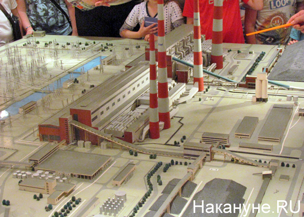 Рефтинская ГРЭС, музей, макет | Фото: Накануне.RU