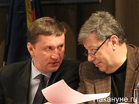 Руководитель администрации губернатора Свердловской области Вячеслав Лашманкин мэр Екатеринбурга Аркадий Чернецкий|Фото:Накануне.RU