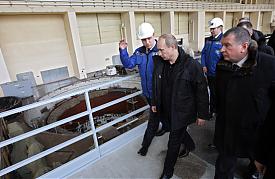 Премьер-министр России Владимир Путин, Саяно-Шушенская ГЭС|Фото: premier.gov.ru