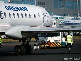 Ту-134 Оренэйр Оренбургские авиалинии аэропорт Домодедово руление самолет Orenair|Фото: Накануне.RU