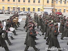 парад победы оркестр тренировка военные инструменты музыкальные|Фото:Накануне.RU