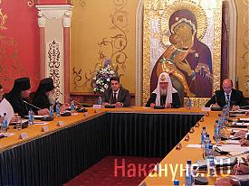 николай винниченко, патриарх кирилл, александр мишарин|Фото: Накануне.RU