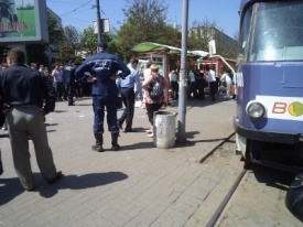 взрыв, Днепропетровск, трамвайная остановка|Фото:34.ua