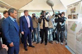 Подмосковье, Шойгу, Газпром Космические системы|Фото: Пресс-служба Губернатора Московской области