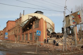 Новосибирск, обрушение, жирокомбинат|Фото: Новосибирск, обрушение, жирокомбинат|Фото: