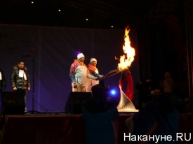 эстафета Олимпийского Огня в Кургане Олег Богомолов|Фото: Накануне.RU