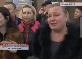 Одесса, женщина плачет|Фото: nts-tv.com
