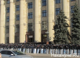 Митинг, Харьков, антимайдан, администрация, милиция|Фото: Накануне.RU