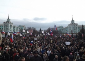 Луганск, митинг|Фото: Луганская гвардия