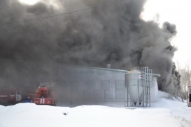 пожар Равис птицефабрика|Фото: ГУ МЧС РФ по Челябинской области
