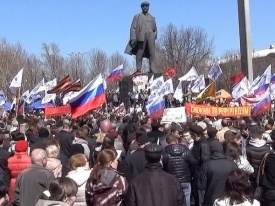 луганск, митинг, 6 апреля 2014|Фото: вести