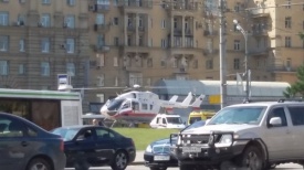 вертолет на кутузовском проспекте|Фото:ВК