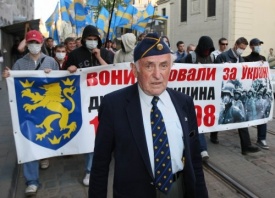 националисты, марш СС во Львове|Фото: