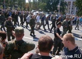 Парад, Донецк, техника, каратели, пленные|Фото: Накануне.RU