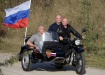 Аксенов, Развожаев, Путин на мотоцикле (2019) | Фото: kremlin.ru