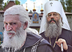 Коллаж, схиигумен Сергий, митрополит Кирилл (2020) | Фото: Накануне.RU