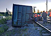 Сход 7 вагонов с щебнем на станции Полуночное Свердловской железной дороги (2022) | Фото: Уральская транспортная прокуратура