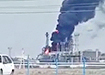 Пожар на Новошахтинском нефтеперерабатывающем заводе в Ростовской области (2022) | Фото: telegram-канал BAZA / t.me/bazabazon