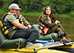 Зарина Догузова на сплаве по реке Чусовая (2022) | Фото: Федеральное агентство по туризму
