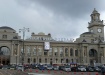 Киевский Вокзал, порошенко, обама, банер (2014) | Фото: