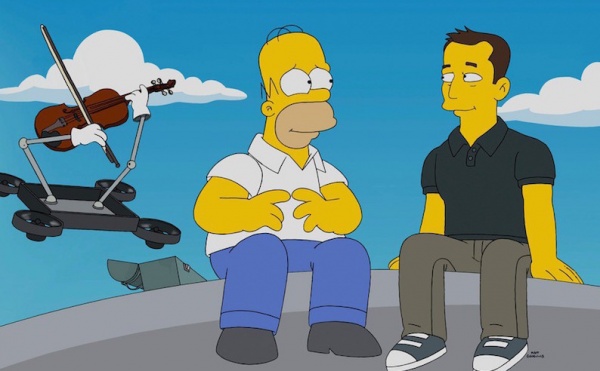 Юмористический мультсериал Симпсоны высмеивает "разработки" Илона Маска|Фото: