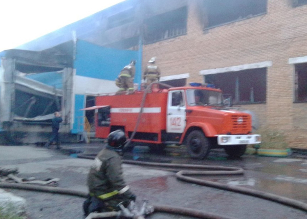 пожар на ЦБЗ Екатеринбург|Фото: МЧС по Свердловской области