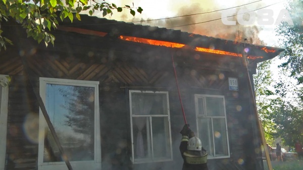 пожар, частный дом, огонь|Фото: служба спасения "Сова"