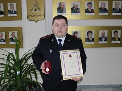 Награда, медаль, Дмитрий Шпак|Фото: gibdd.ru