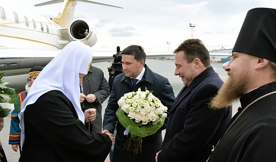 Визит Патриарха Кирилла в Сабетту, 9.9.2016|Фото: правительство.янао.рф Визит Патриарха Кирилла в Сабетту, 9.9.2016|Фото: правительство.янао.рф