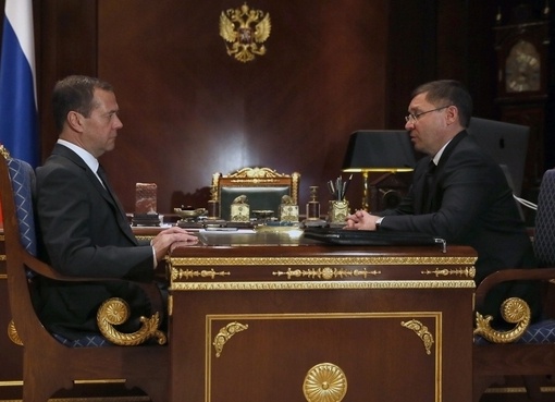 Владимир Якушев, Дмитрий Медведев, встреча Медведева с Якушевым|Фото: government.ru