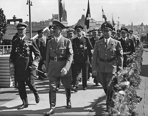 Гитлер, Миклош Хорти, 1939 г., Гамбург|Фото: