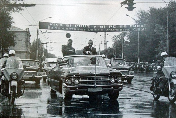 Фидель Кастро в Воронеже. 1972 год|Фото:
