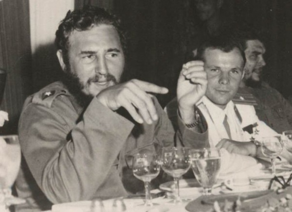 Встреча Фиделя Кастро и Юрия Гагарина, 1961 год.|Фото: