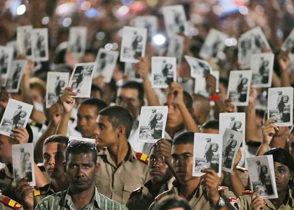 Фидель Кастро, акция памяти, прощание, Куба, Гавана|Фото: REUTERS