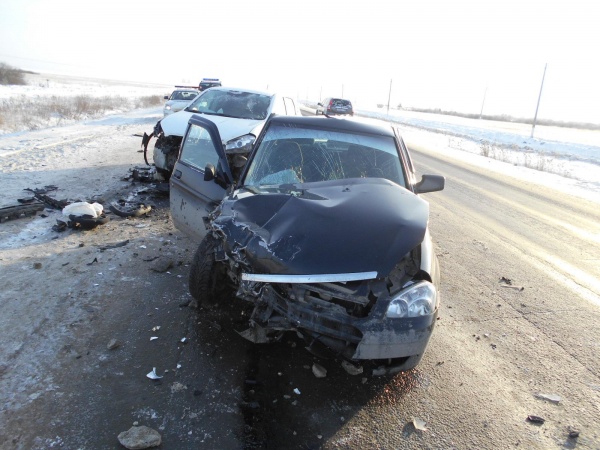 Авария на 63 км трассы Тюмень - Омск|Фото: Пресс-служба ГИБДД Тюменской области