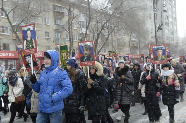 акция бессмертный батальон, военные, шествие,тюмень|Фото:пресс-служба Транснефть-Сибирь