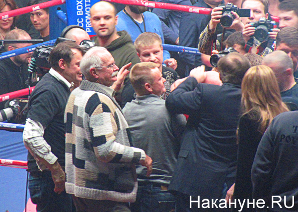 Поветкин, Дюопа, бокс, Никита Михалков|Фото: Накануне.RU