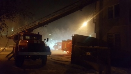 пожар, Челябинск, Байкальская, 35,|Фото: ГУ МЧС по Челябинской области