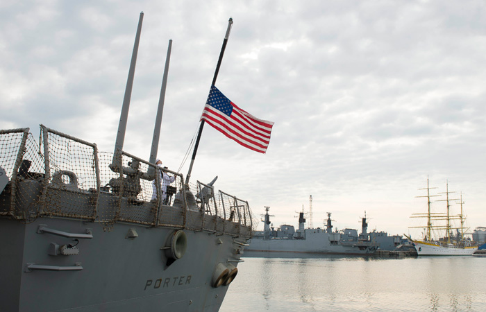 Ракетный эсминец ВМС США "Портер"|Фото: REUTERS