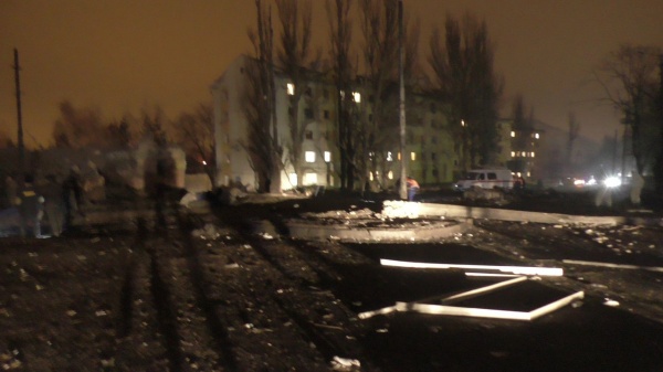 обстрел Ураганом, 02.02.17, Донецк-мотель|Фото: братство стального затвора