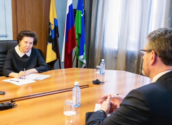 Наталья Комарова, Сергей Дегтярев, Нефтеюганск|Фото: правительство ХМАО