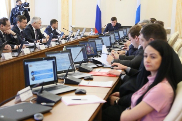 Евгений Куйвашев, заседание правительства|Фото: Департамент информационной политики губернатора СО