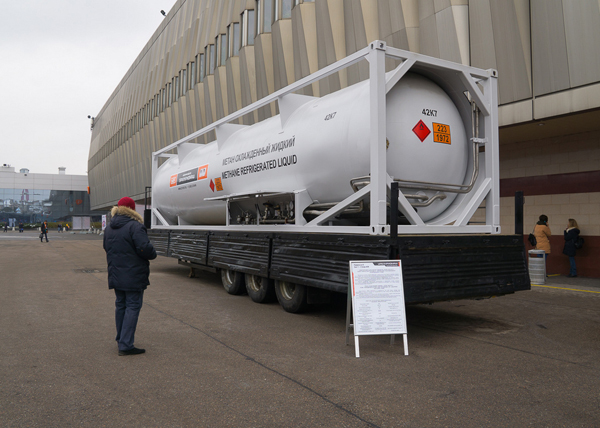 УВЗ, контейнер-цистерна для сжиженного природного газа КЦМ-40/07|Фото: УВЗ