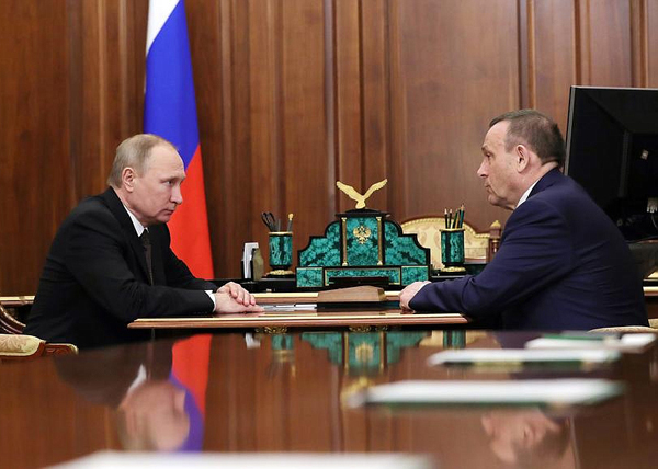 Владимир Путин, Александр Евстифеев|Фото: kremlin.ru