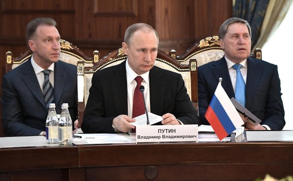 Владимир Путин на заседании Высшего Евразийского экономического совета|Фото: пресс-служба президента РФ